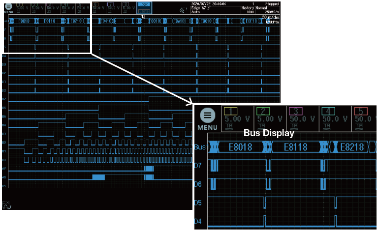 逻辑信号测量分析